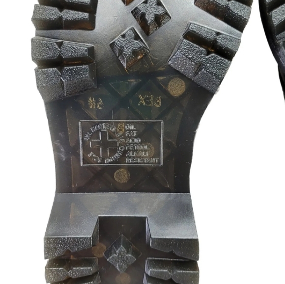 Dr.Martens 1461 Quad Platform Distressed Patent Leather Oxfords Wms USM 7 USL 8 - Picture 11 of 11